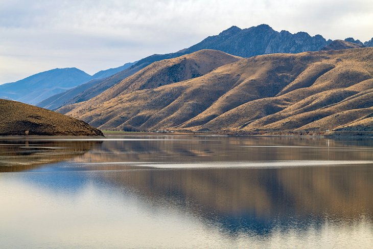 Hills surrounding Topaz Lake