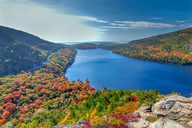 Autumn colors in Acadia National Park
