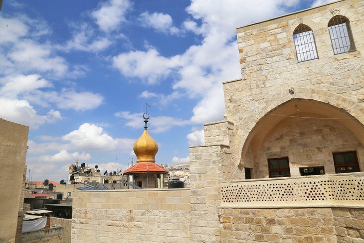 View of the old city of Nablus