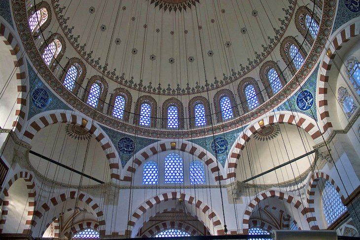 Cupola of Rüstem Pasa mosque in Istanbul