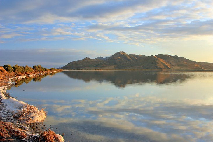 Isla Antílope, Gran Lago Salado