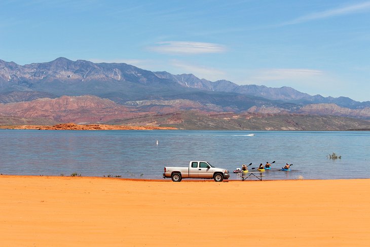 Utah Lake State Park Campground Map