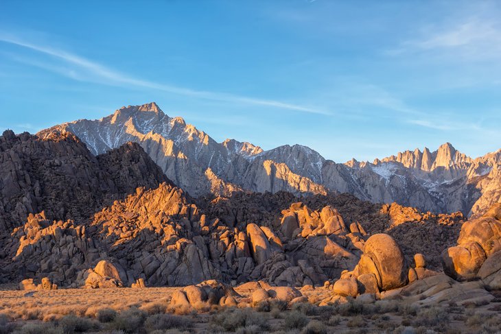 Sunrise on the Alabama Hills