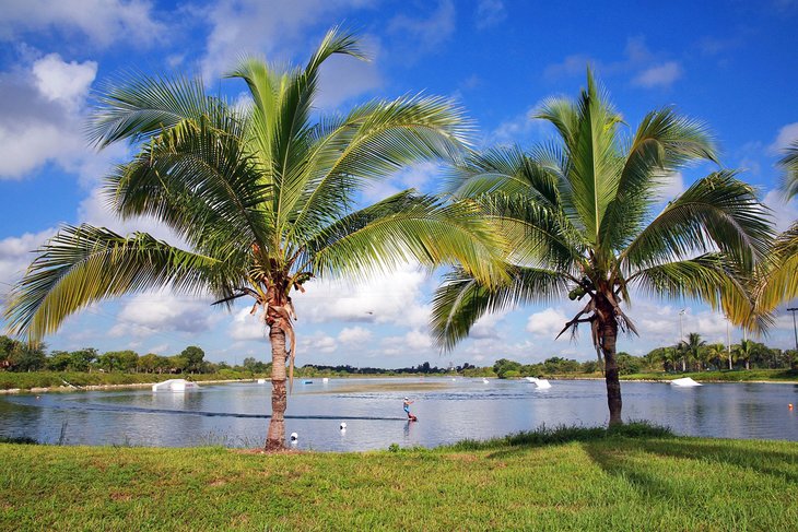 Water skier at Quiet Waters Park