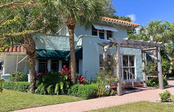 The historic James and Alice Butler House in Deerfield Beach