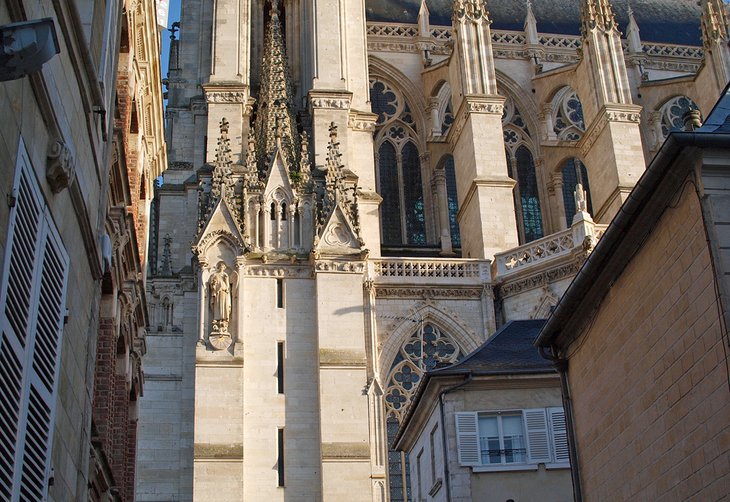 South face of the Abbatiale Saint-Pierre de Corbie