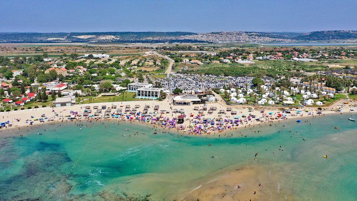 Dor Beach, one of most beautiful beaches in Israel