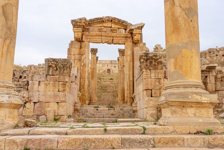 Entrance to the Cathedral Complex from the Cardo Maximus