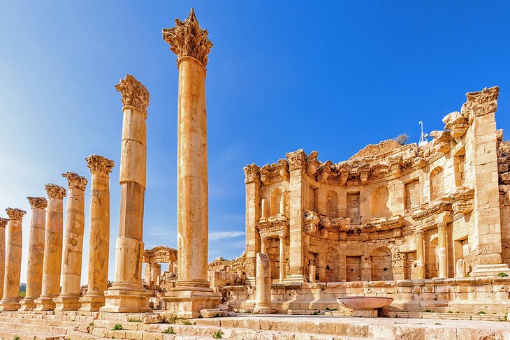 archaeological site in jordan