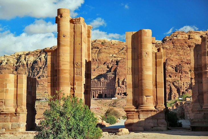 Temenos Gate and Colonnaded Street in Petra