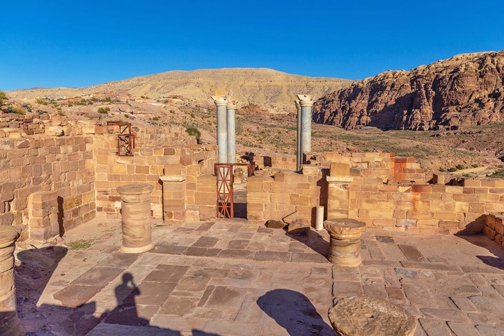 View from inside the church area