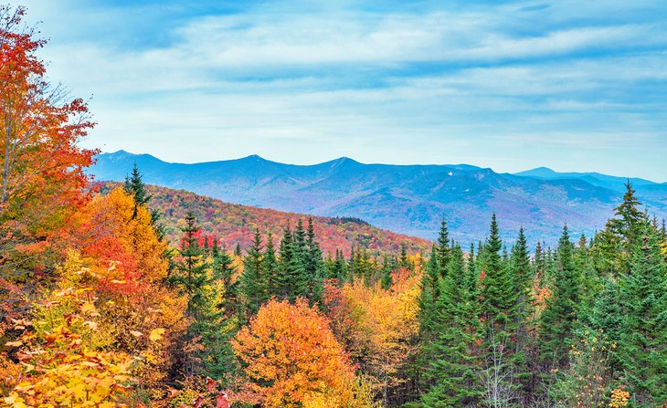 Fall colors in New Hampshire's White Mountains