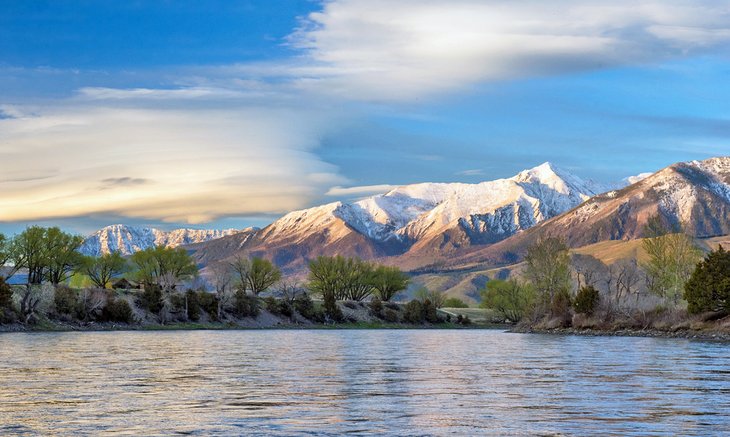 Paradise Valley, seen from the Yellowstone River