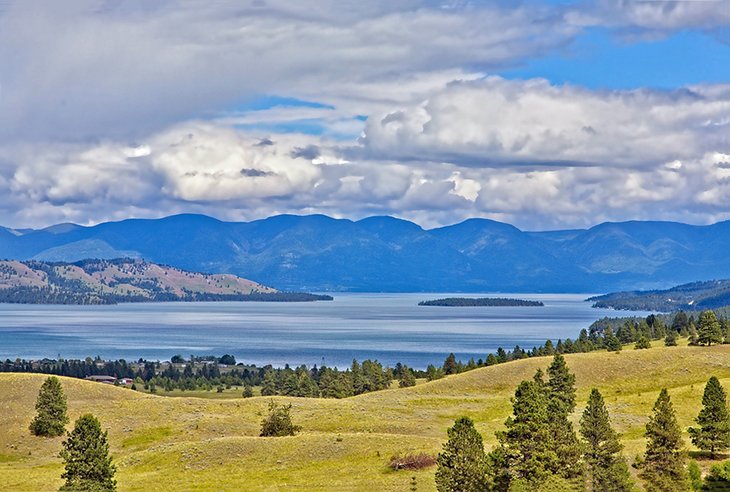 Flathead Lake, seen from Polson