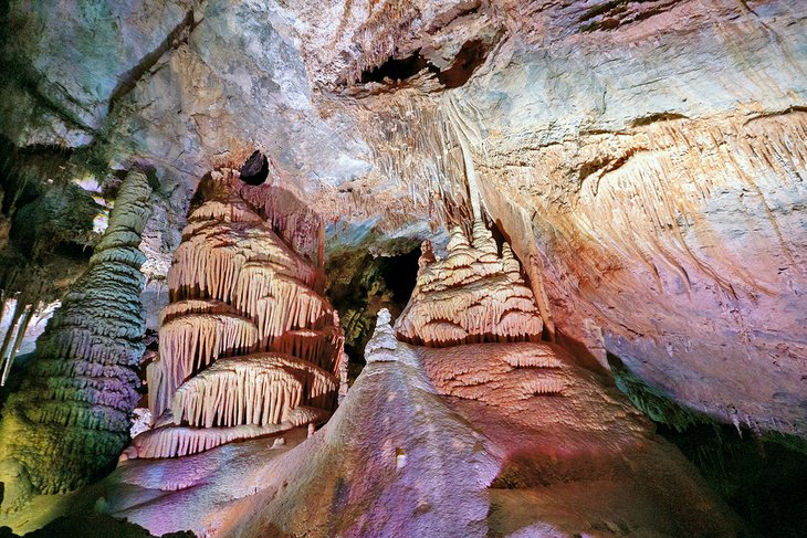 Chambre Paradis, Cavernes Lewis et Clark