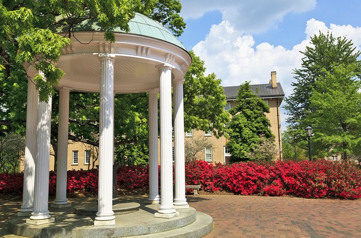 Vieux puits à l'Université de Caroline du Nord à Chapel Hill
