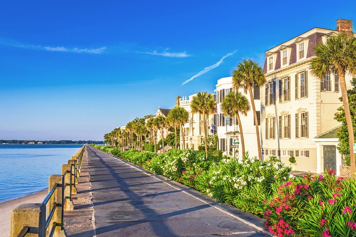 Historic homes on The Battery in Charleston