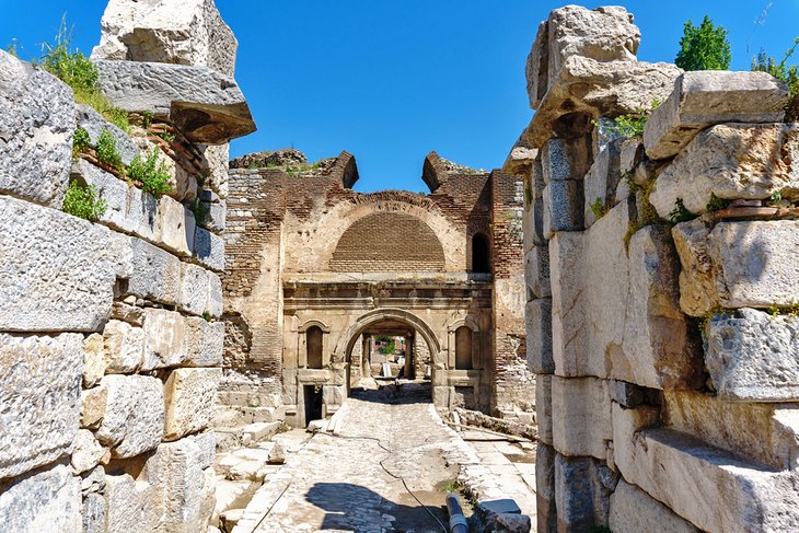 Historic walls and gates at Iznik