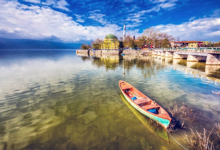 Fishing boat in Golyazi Village