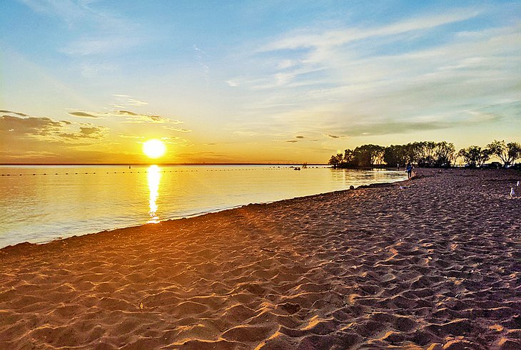 Sunset at Kinbrook Island Provincial Park