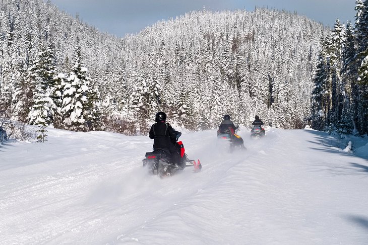 Snowmobiling in Canada