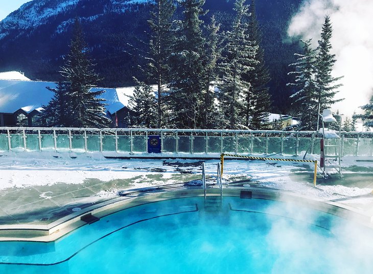 Hot springs in Banff