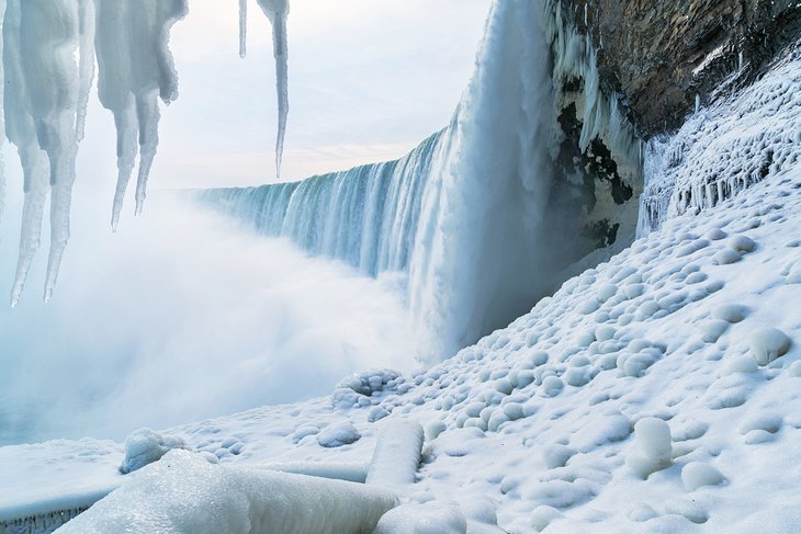 Niagara Falls in the winter