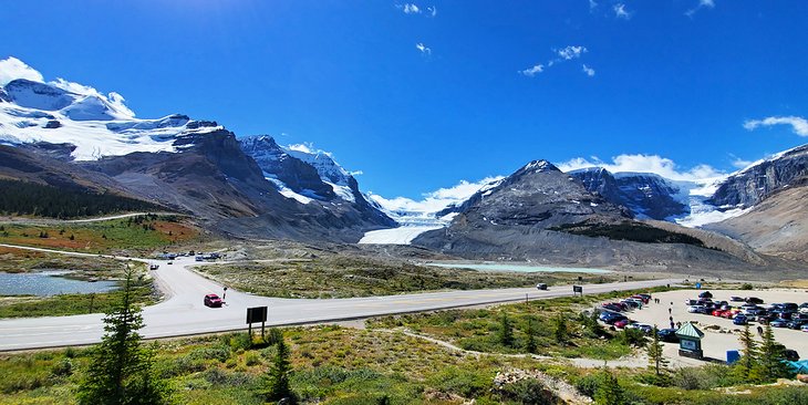 View from the Columbia Icefields Center