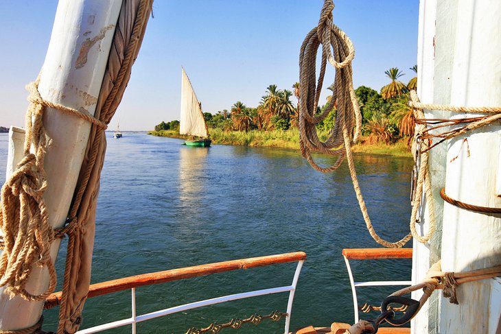 Nile scenery from a dahabiya