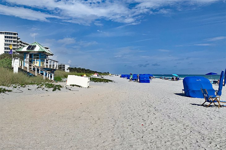 The beach at Atlantic Dunes Park