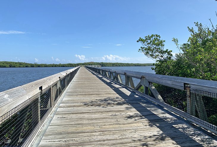 The boardwalk at John D. MacArthur Beach State Park