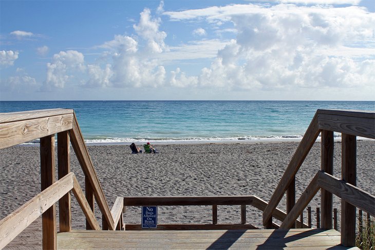 The beach at Jupiter Beach Park