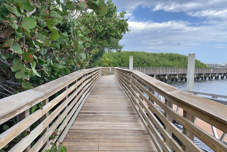 The boardwalk at Snook Islands Natural Area