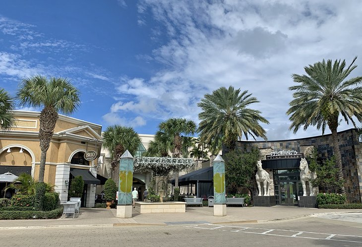 An entrance to The Gardens Mall