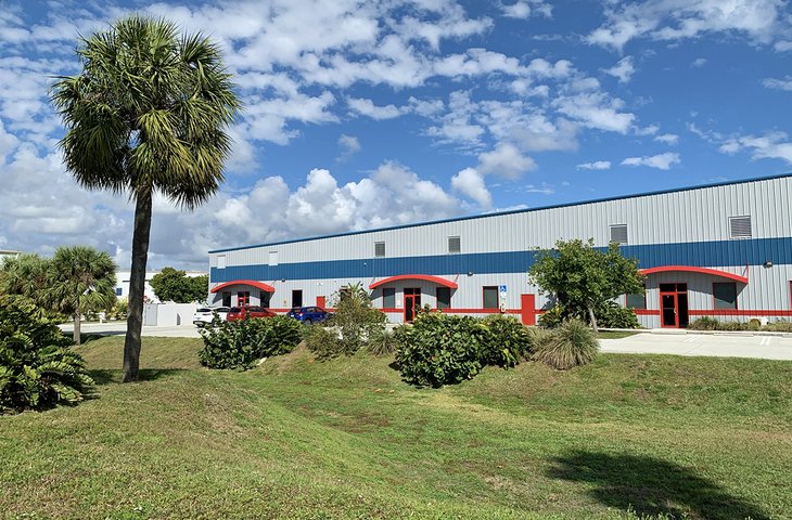 A hangar at the Pompano Beach Air Park