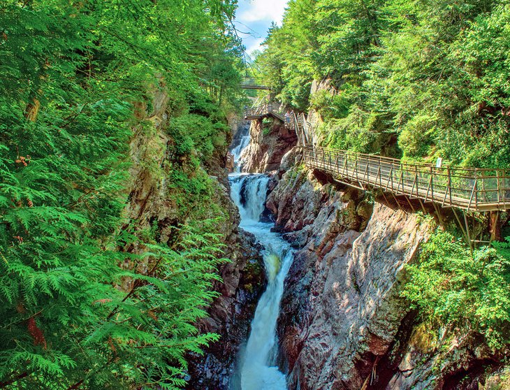 High Falls Gorge in Lake Placid