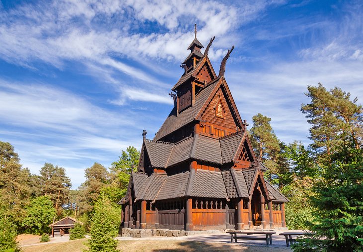 Gol Stave Church in the Norwegian Museum of Cultural History, Bygdoy Peninsula