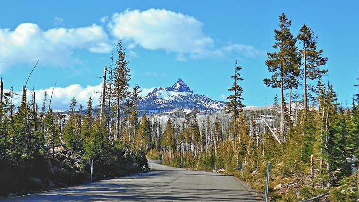 Mountain scene near Santiam Pass