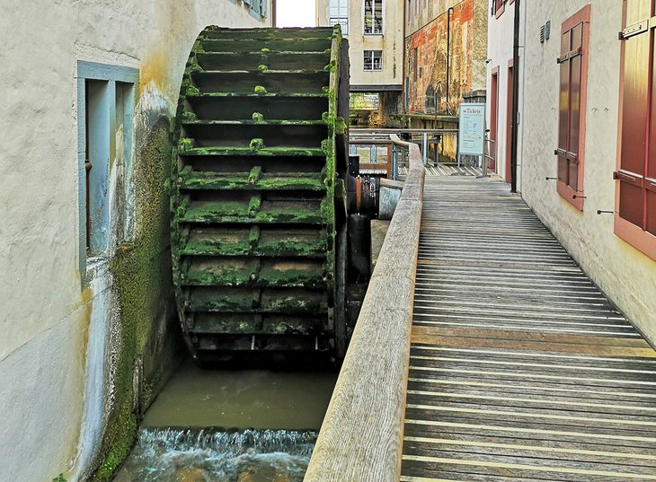 Waterwheel at the Paper Mill Museum