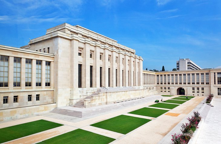 Buildings at the Palais des Nations