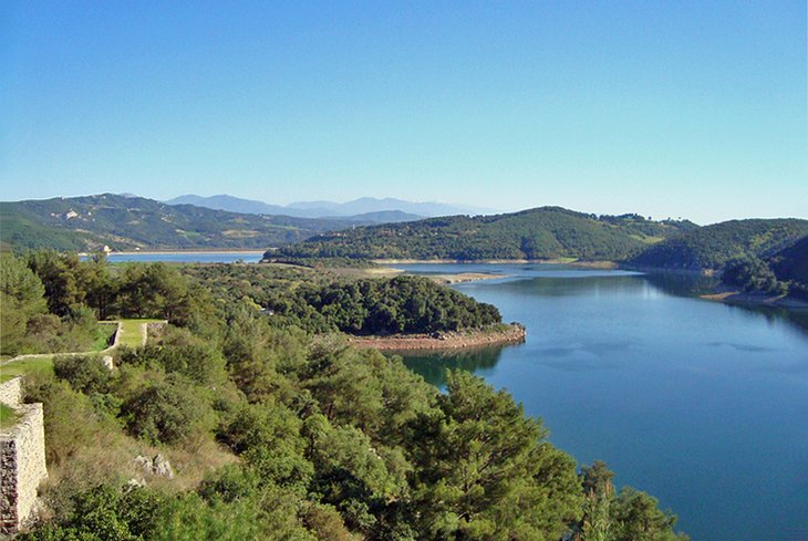 Scenic view from Karatepe's battlements