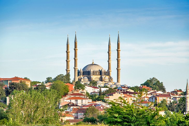 View of the Selimiye Mosque in Edirne
