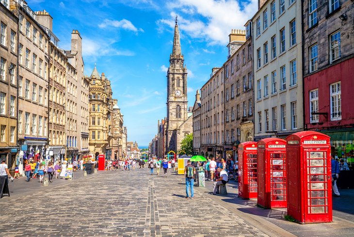 Le Royal Mile à Édimbourg