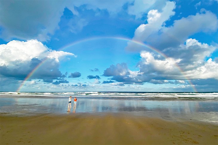 Rainbow over Coolum Beach