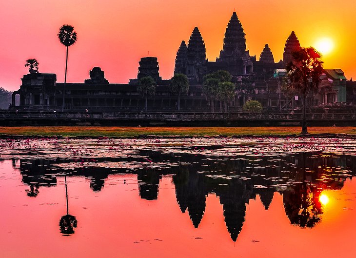 Amanecer en Angkor Wat