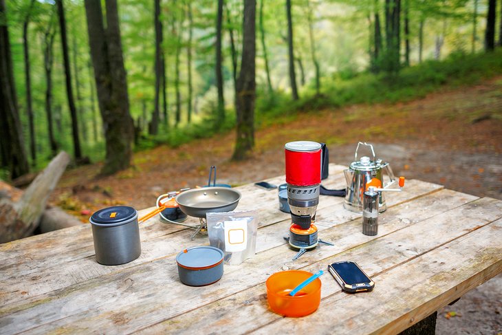 Camp kitchen essentials