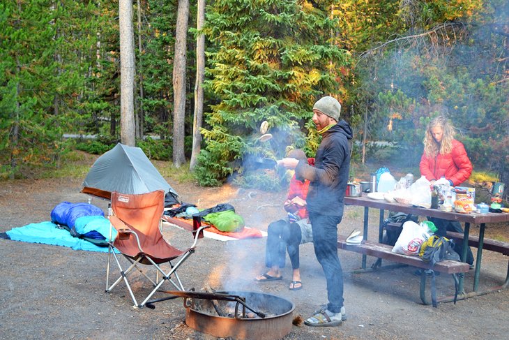 Flipping flapjacks in Yellowstone National Park