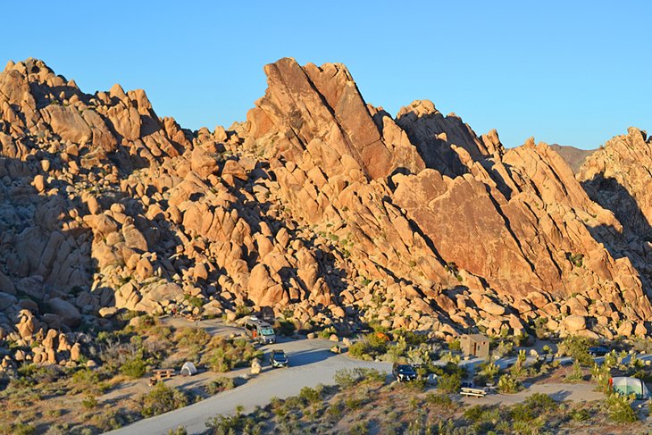 Indian Cove Campground at Joshua Tree National Park