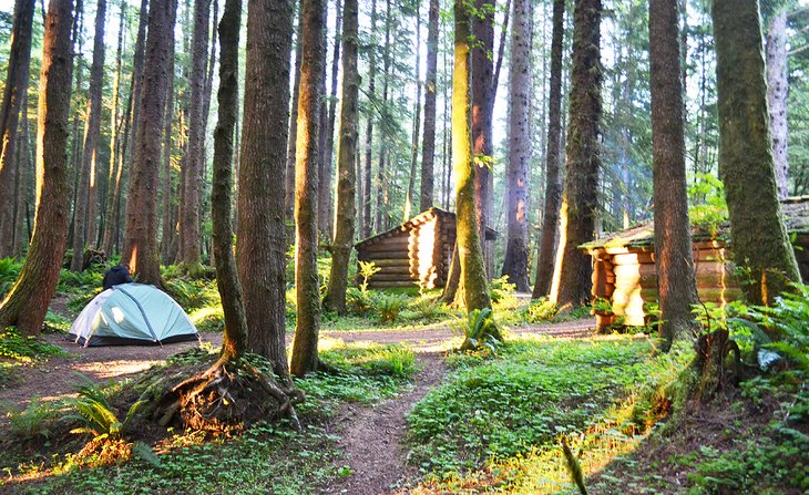 Camping on Tillamook Head, Oregon