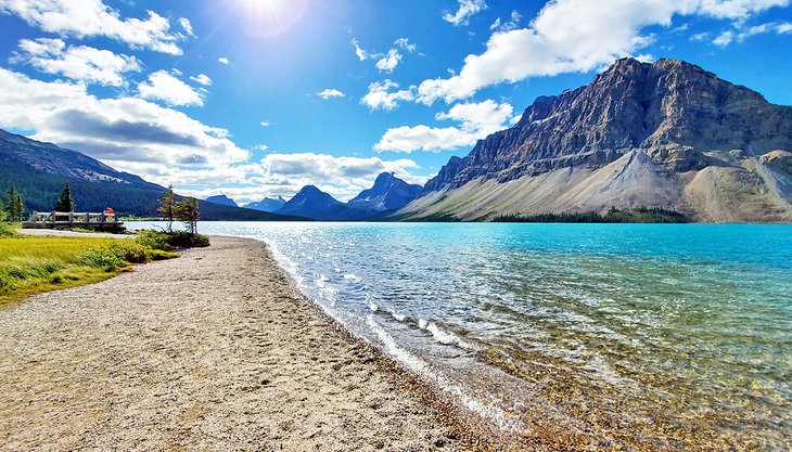 Bow Lake in Banff National Park